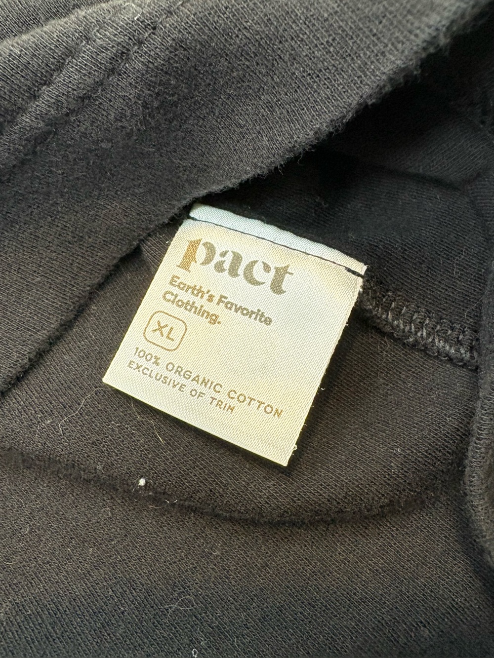 PACT Organic Cotton Sleeveless Top Black Women’s XL - Picture 3 of 8